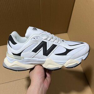 New Balance 9060 White And Black Sneakers